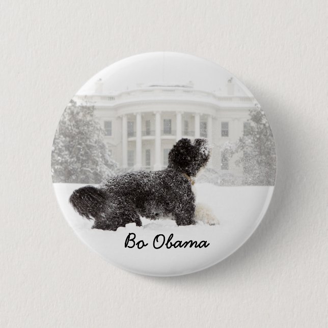 BoObama 6 Cm Round Badge (Front)