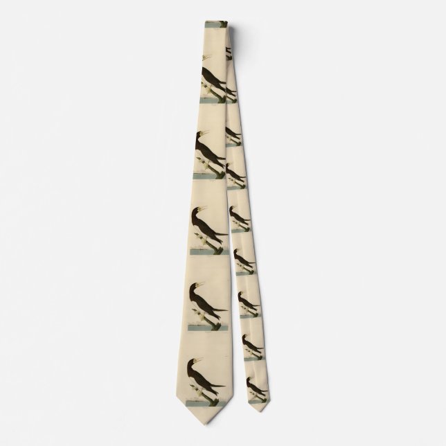 Bööby Gannet, from Audubon's Birds of America Tie (Front)
