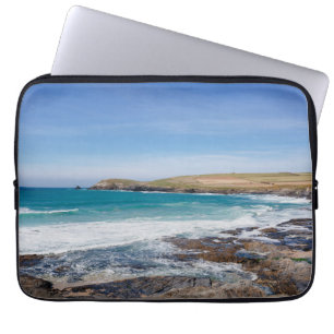 Boobys Bay Beach England Laptop Sleeve