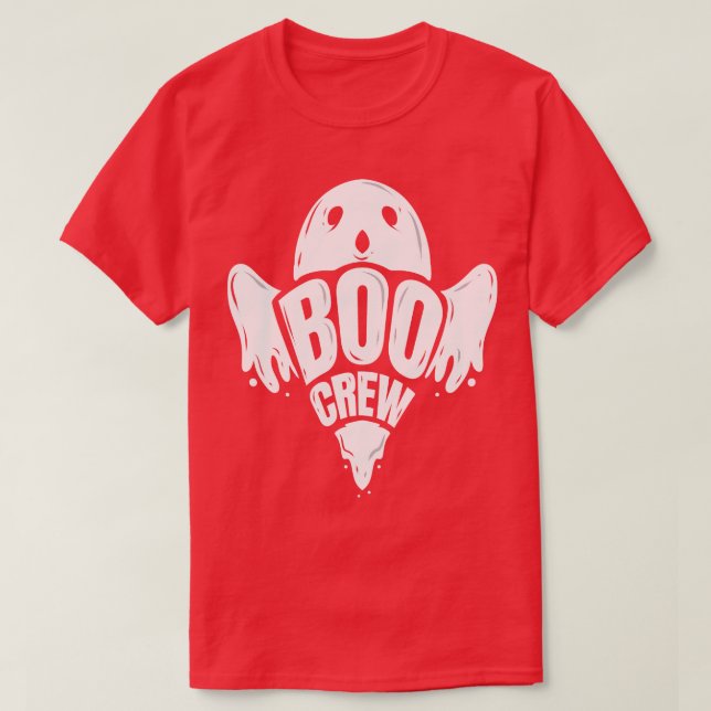 Boocrew Who Likes Spirit Ghost Halloween  T-Shirt (Design Front)