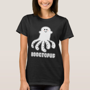 Booctopus Octopus Ghost Scary Cute Halloween Cost T-Shirt