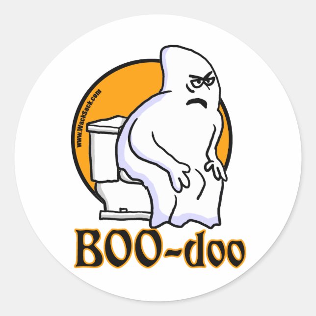 BooDoo Classic Round Sticker (Front)