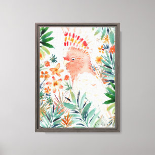 BOOFUS the Pink Cockatoo Canvas Print
