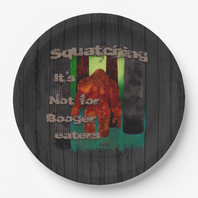 Booger eaters paper plate (Front)