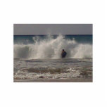 Boogie Boarding Mauna Kea Standing Photo Sculpture<br><div class="desc">15 foot wave in Hawaii January 2011</div>
