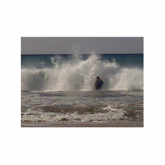 Boogie Boarding Mauna Kea Standing Photo Sculpture