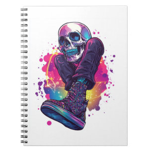 Boogie Bones – Funny 70s Disco Skull Notebook
