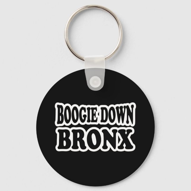Boogie Down Bronx, NYC Key Ring (Front)