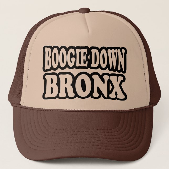 Boogie Down Bronx, NYC Trucker Hat (Front)