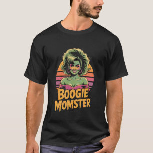 Boogie Momster Retro Glam Halloween Monster Lady L T-Shirt
