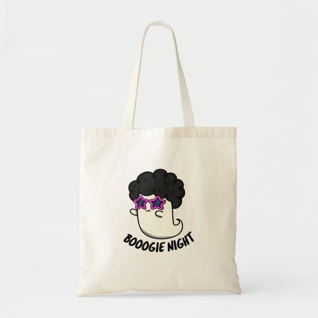 Boogie Night Funny Halloween Ghost Pun  Tote Bag (Front)