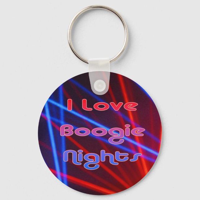 Boogie Nights and Disco Lights 1 Key Ring (Front)
