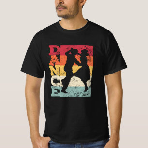 Boogie Woogie Swing Dancing Retro Colors Vintage T-Shirt
