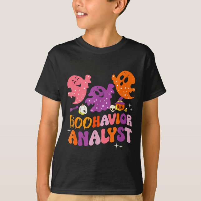 Boohavior Squad Yst Squad Aba Therast Halloween  T-Shirt (Front)