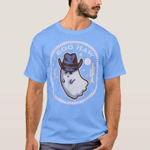 BooHaw Western Ghost Halloween Cowboy Cowgirl Cost T-Shirt