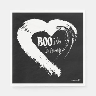 BOOing Heart Napkin