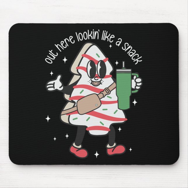 Boojee Christmas Tree Cake Out Here Lookin Like A  Mouse Mat (Front)