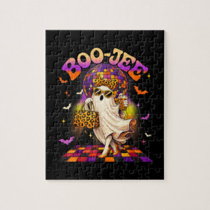 Boojee Ghost Halloween Boo JEE Disco Jigsaw Puzzle