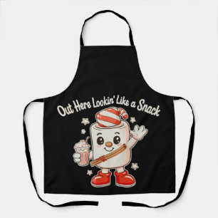 Boojee Out Here Lookin Like A Snack Candy Cane Apron