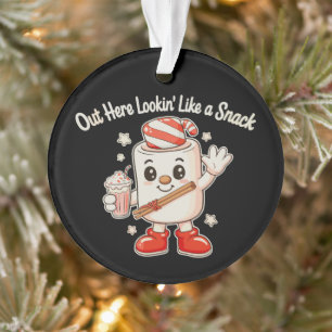 Boojee Out Here Lookin Like A Snack Candy Cane Ornament
