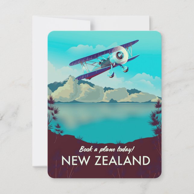 Book a Plane Today! New Zealand (Front)