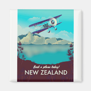Book a Plane Today! New Zealand Magnet