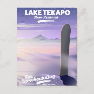 book a trip today lake Tekapo New Zealand Postcard