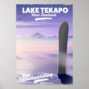 book a trip today lake Tekapo New Zealand Poster