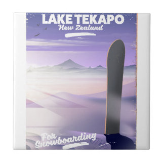 book a trip today lake Tekapo New Zealand Tile