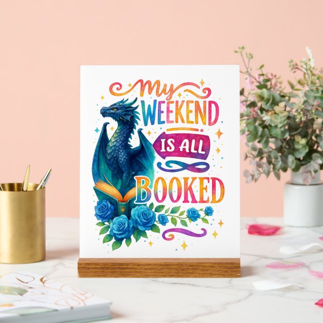 Book Acrylic Sign (Wedding)