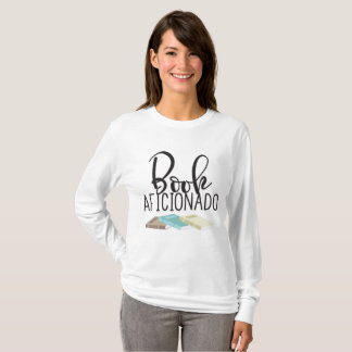 Book Aficionado Design T-Shirt