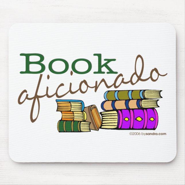 Book Aficionado Mouse Mat (Front)