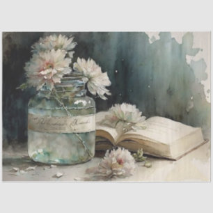 Book and Bottle Tissue Paper