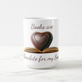 Book and Chocolate Lover's Mug