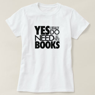 Book and Reading Love T-Shirt