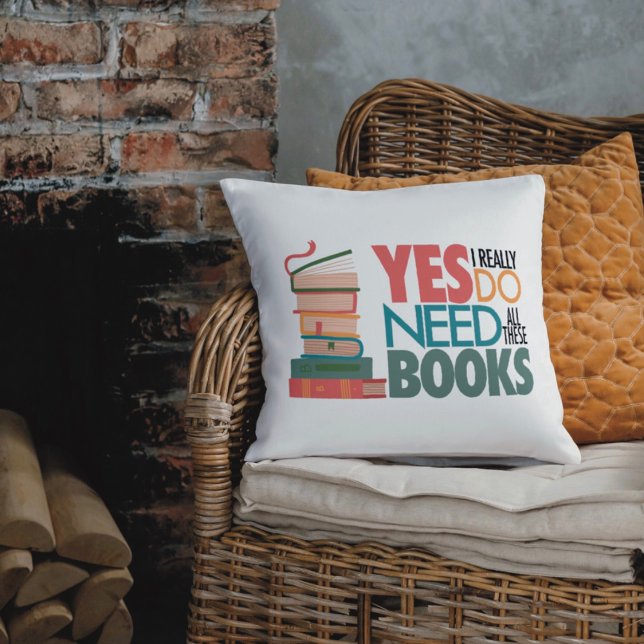 Book and Reading Love Throw Pillow (Creator Uploaded)