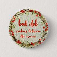 Book and Wine Lover Reading Bibliophile