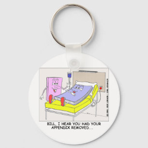 Book Appendix Coming Out Funny Gifts & Tees Key Ring