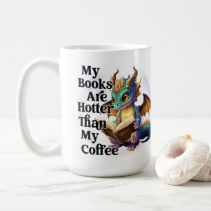 Book are hotter coffee mug