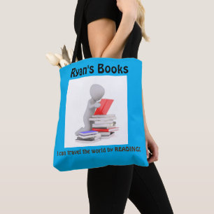 Book Bag Tote w/ Custom Name