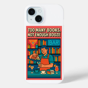 Book bar  funny meme quotes iPhone 15 case