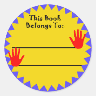 Book Belongs to Sticker