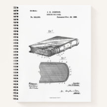 Book Binding Patent Design Notebook