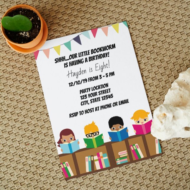 Book Birthday Invitation (Creator Uploaded)