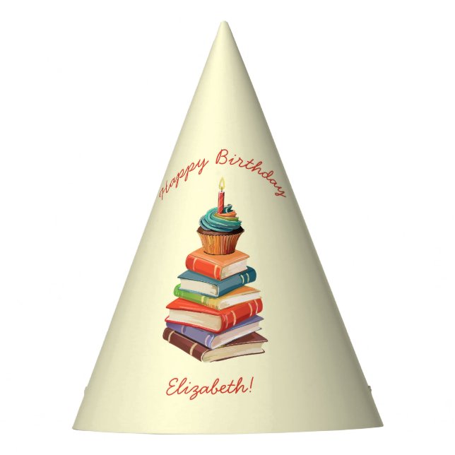 Book Birthday Party Kids Reading Hat (Front)