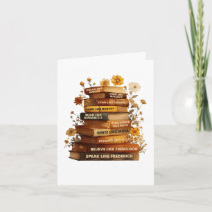 Book Black History Month Holiday Card