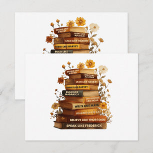 Book Black History Month Invitation