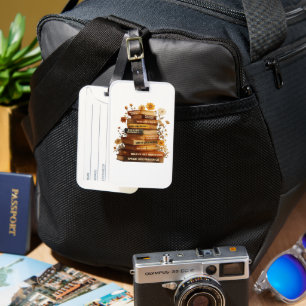 Book Black History Month Luggage Tag