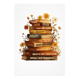 Book Black History Month Photo Print