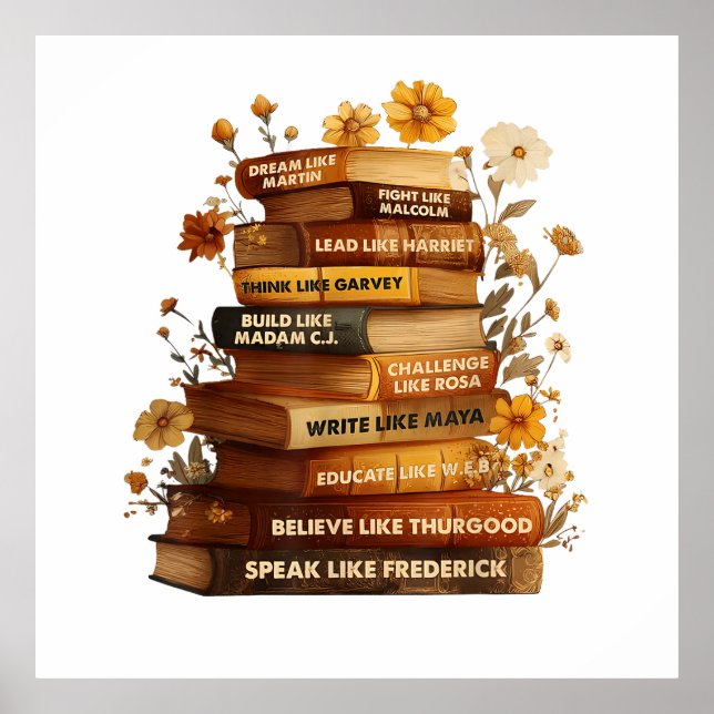 Book Black History Month Poster (Front)
